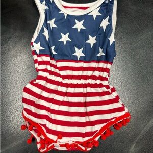 Stars and Stripes Kids Romper